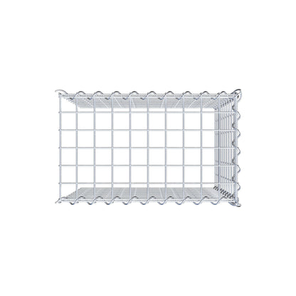Gabião tipo 4 50 cm x 50 cm x 30 cm (C x A x P), malhagem 5 cm x 5 cm, espiral
