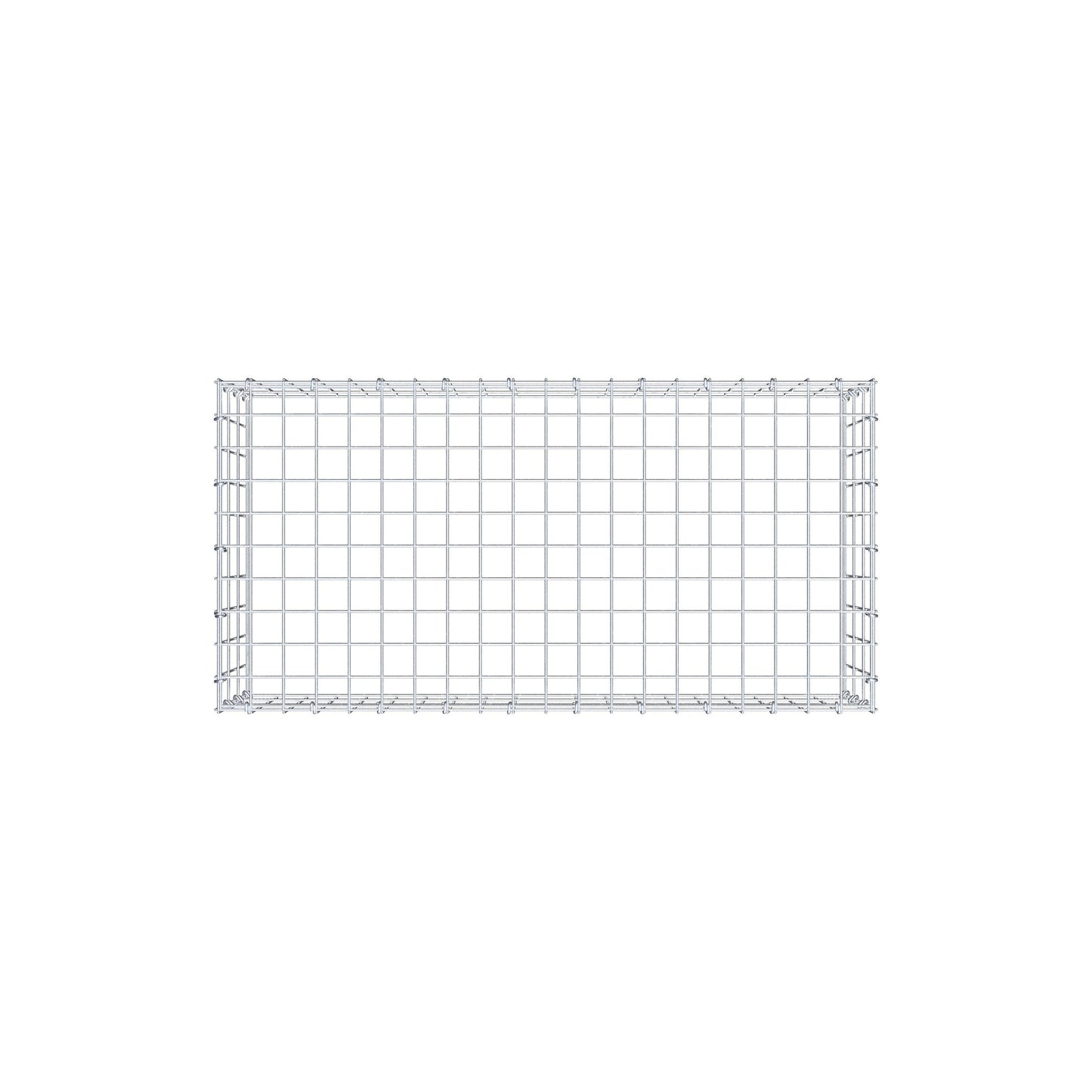 Fourche rapportée type 3 100 cm x 30 cm x 50 cm (L x H x P), mailles 5 cm x 10 cm, anneau C