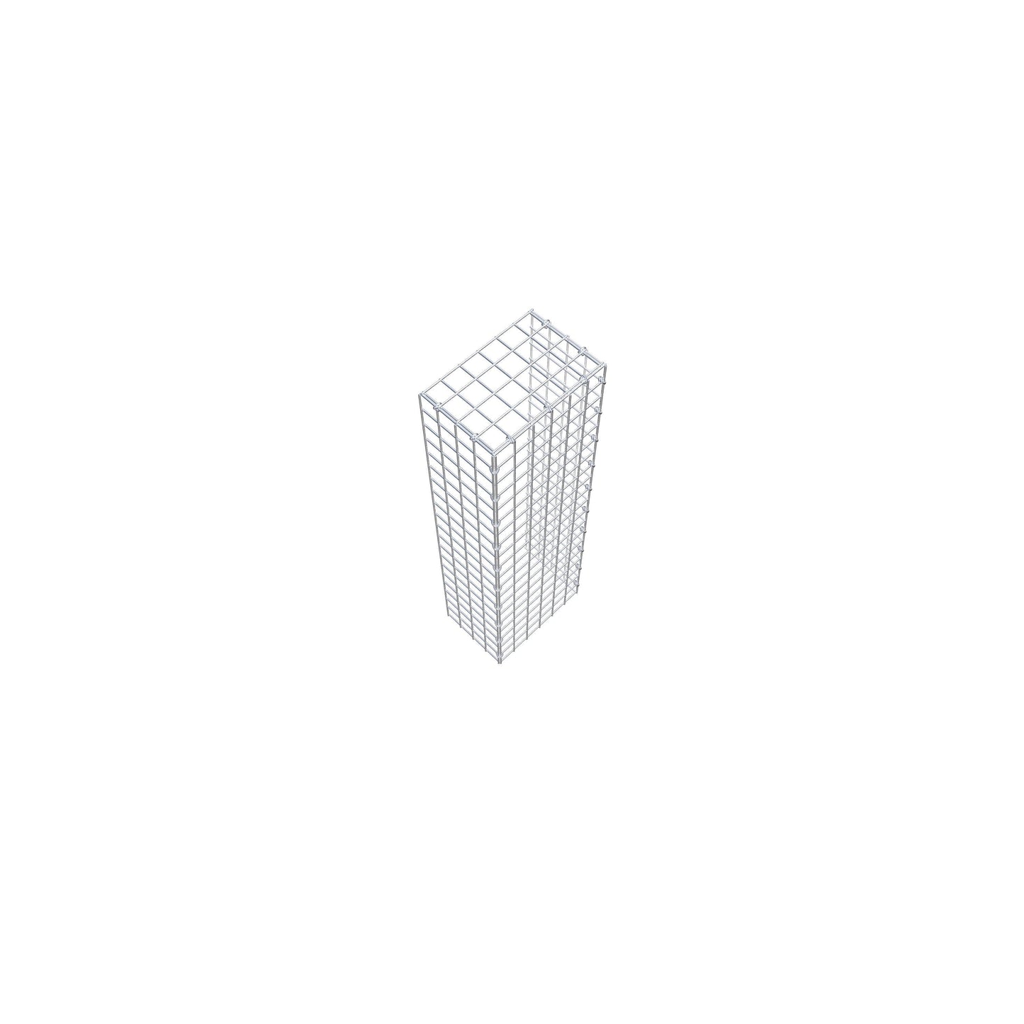 Gabião Tipo 4 100 cm x 20 cm x 30 cm (C x A x P), malhagem 5 cm x 5 cm, anel C