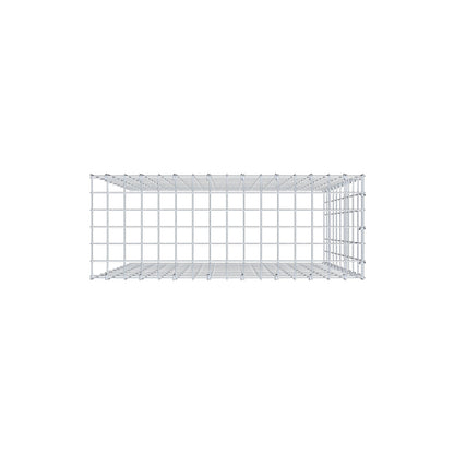 Anbaugabione Typ 4 100 cm x 80 cm x 30 cm (L x H x T), Maschenweite 5 cm x 10 cm, C-Ring