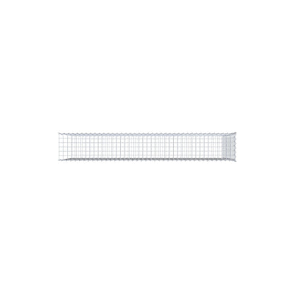 Gabião tipo 2 200 cm x 100 cm x 30 cm (C x A x P), malhagem 5 cm x 5 cm, espiral