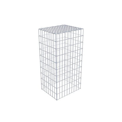 Gabião tipo 3 100 cm x 40 cm x 50 cm (C x A x P), malhagem 5 cm x 10 cm, anel C