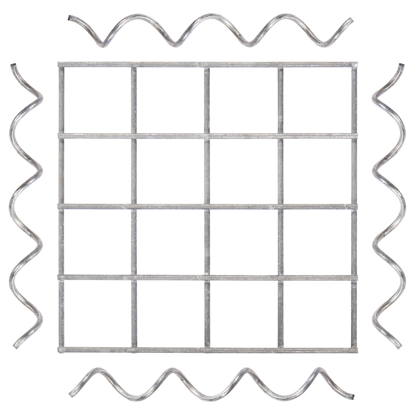 Lid for column MW 5 x 5 cm including 4 mounting spirals