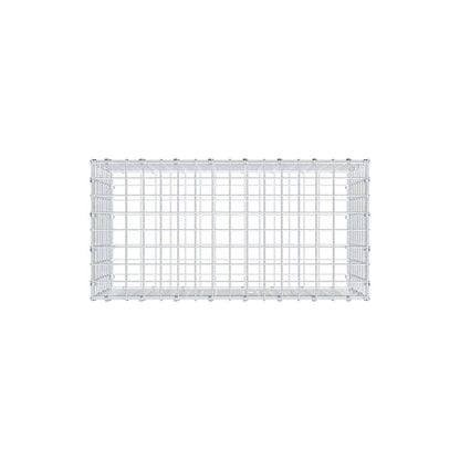 Gabião 80 cm x 40 cm x 40 cm (C x A x P), malhagem 5 x 5 cm, anel espiral
