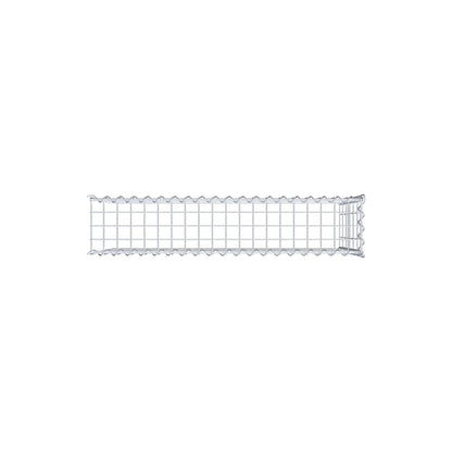 Gabião Tipo 4 100 cm x 60 cm x 20 cm (C x A x P), malhagem 5 cm x 10 cm, espiral