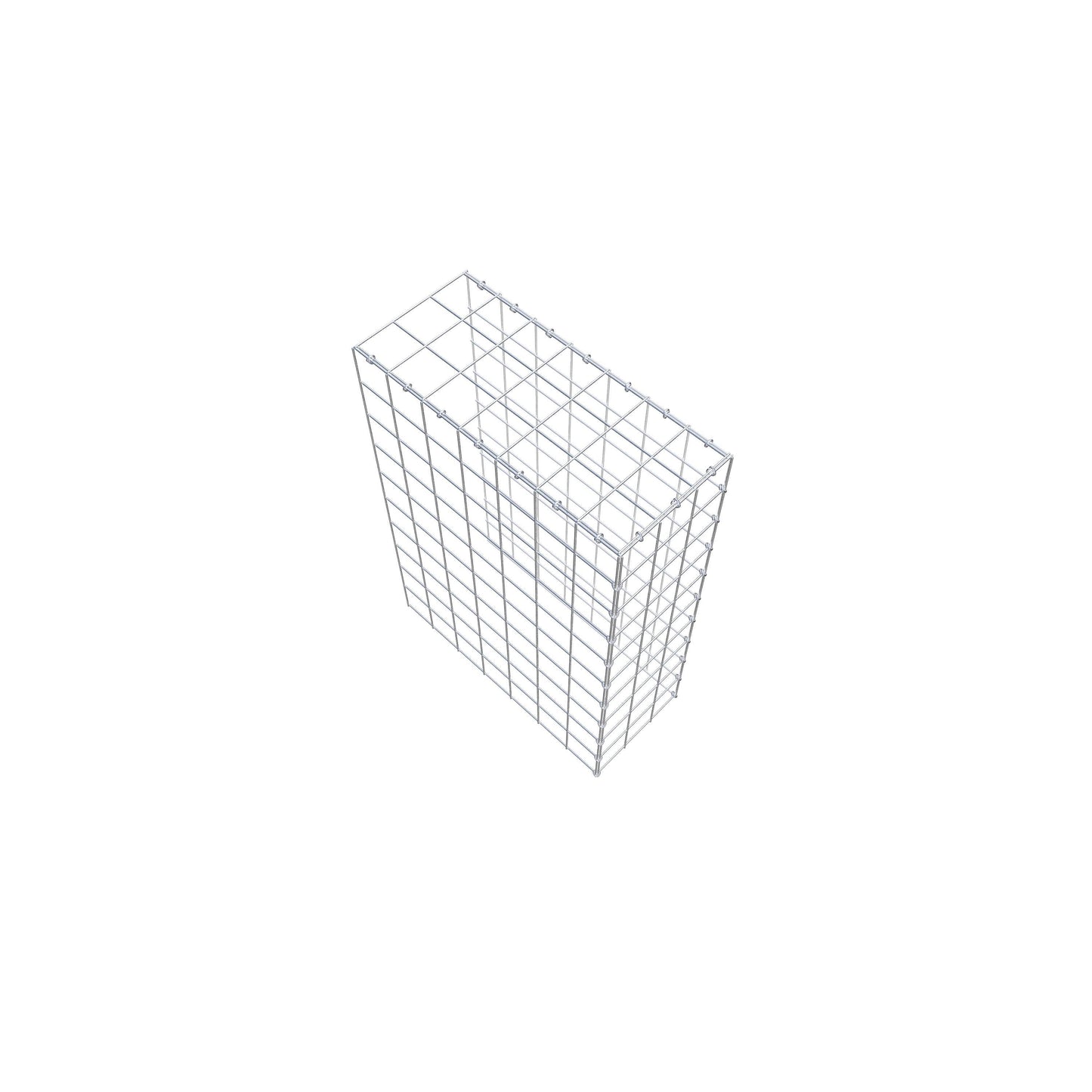 Gabião Tipo 4 100 cm x 70 cm x 30 cm (C x A x P), malhagem 10 cm x 10 cm, anel C