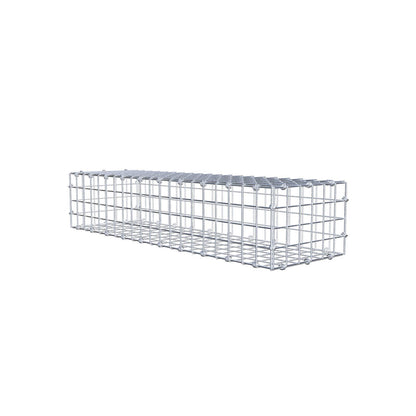 Gabião 100 cm x 20 cm x 30 cm (C x A x P), malhagem 5 x 5 cm, anel espiral