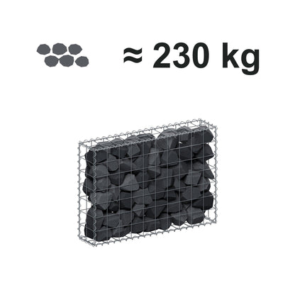 Gabião 100 cm x 70 cm x 20 cm (C x A x P), malhagem 10 cm x 10 cm, espiral