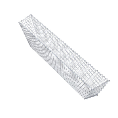 Gabbione aggiuntivo tipo 3 200 cm x 100 cm x 30 cm (L x H x P), dimensione maglia 5 cm x 5 cm, a spirale