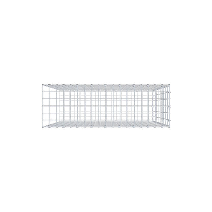 Fourche rapportée type 2 100 cm x 90 cm x 30 cm, mailles 5 cm x 10 cm, anneau en C