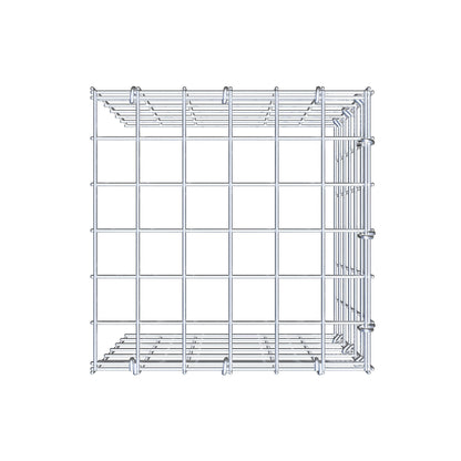 Gabião Tipo 4 30 cm x 30 cm x 30 cm (C x A x P), malhagem 5 cm x 5 cm, anel C