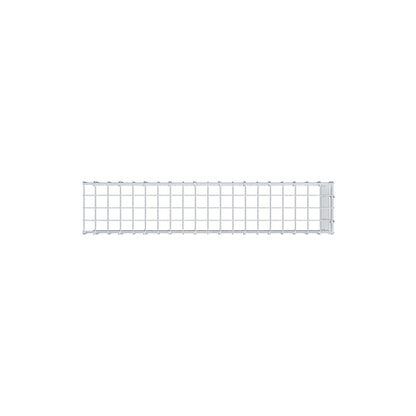 Gabião Tipo 4 100 cm x 30 cm x 20 cm (C x A x P), malhagem 5 cm x 5 cm, anel C