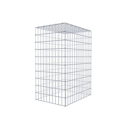 Gabião Tipo 3 100 cm x 70 cm x 50 cm (C x A x P), malhagem 5 cm x 10 cm, anel C