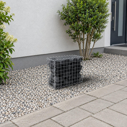 Gabion 50 cm x 40 cm x 20 cm (L x H x D), mesh size 5 cm x 5 cm, spiral