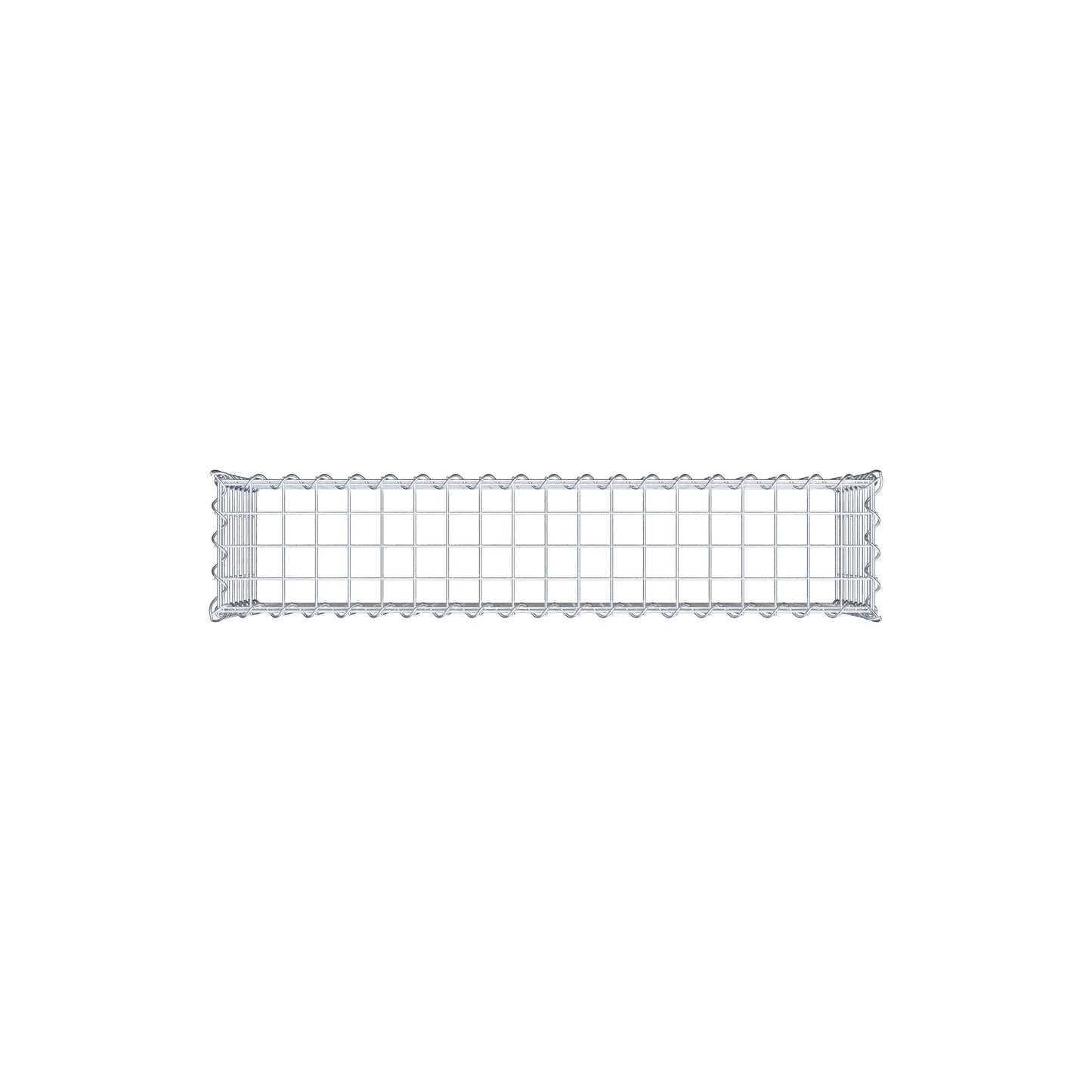 Gabião tipo 3 100 cm x 40 cm x 20 cm (C x A x P), malhagem 5 cm x 5 cm, espiral