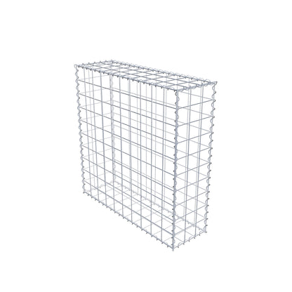 Gabion 100 cm x 100 cm x 30 cm (L x H x D), maskestørrelse 10 cm x 10 cm, spiral