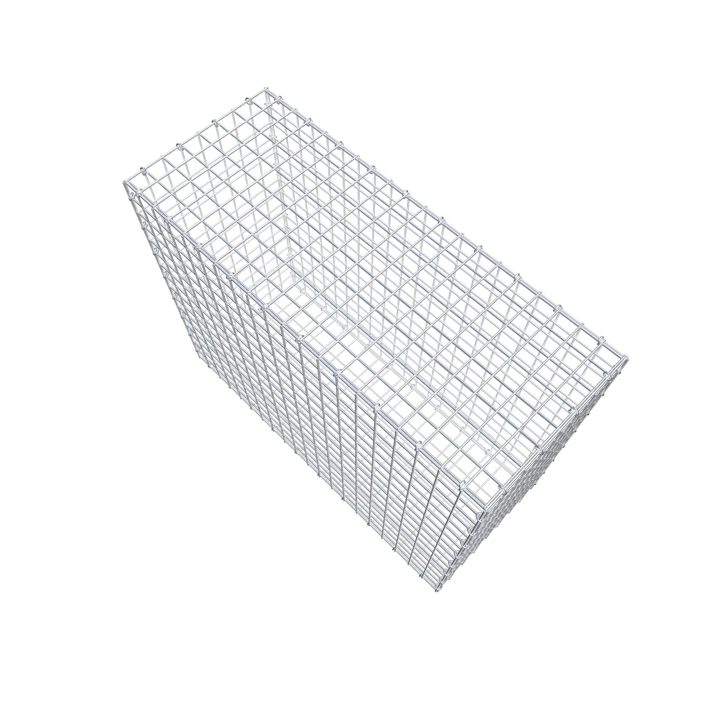 Gabião 100 cm x 80 cm x 40 cm (C x A x P), malhagem 5 cm x 5 cm, anel C