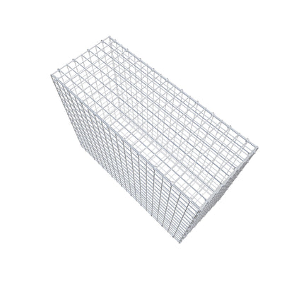 Gabião 100 cm x 80 cm x 40 cm (C x A x P), malhagem 5 cm x 5 cm, anel C