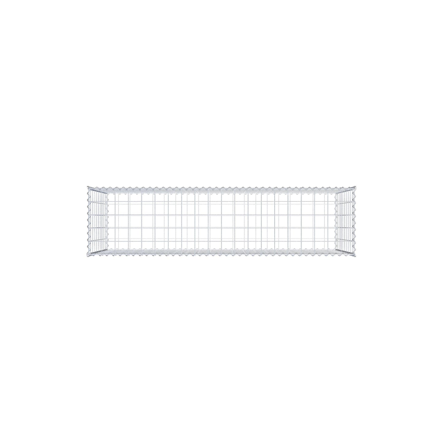 Gabion 200 cm x 100 cm x 50 cm (L x H x D), mesh size 10 cm x 10 cm, spiral