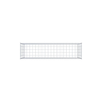 Gabion 200 cm x 100 cm x 50 cm (L x H x D), mesh size 10 cm x 10 cm, spiral