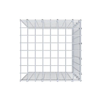 Gabião Tipo 4 50 cm x 40 cm x 40 cm (C x A x P), malhagem 5 cm x 5 cm, anel C