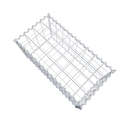 Gabião 80 cm x 40 cm x 40 cm (C x A x P), malhagem 10 cm x 10 cm, espiral