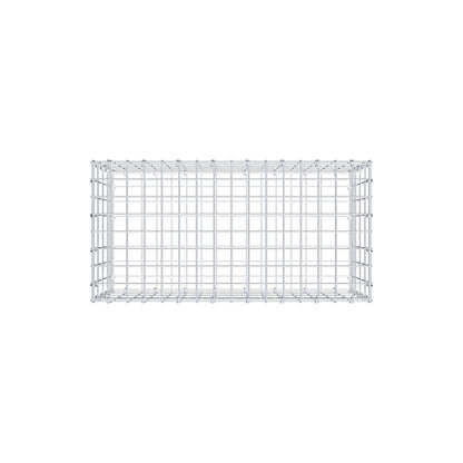 Gabion 80 cm x 40 cm x 40 cm (L x H x P), mailles 5 cm x 10 cm, anneau en C
