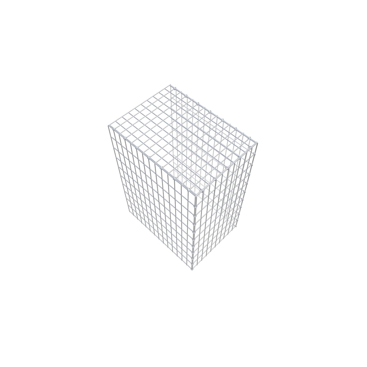 Gabião tipo 4 100 cm x 70 cm x 50 cm (C x A x P), malhagem 5 cm x 10 cm, anel C