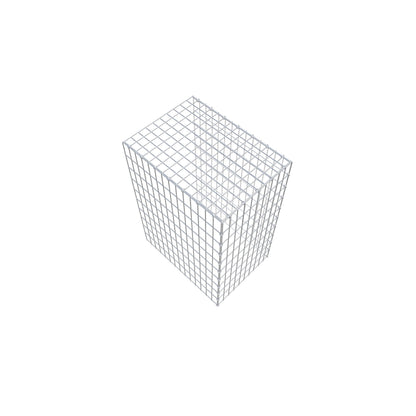 Gabião tipo 4 100 cm x 70 cm x 50 cm (C x A x P), malhagem 5 cm x 10 cm, anel C