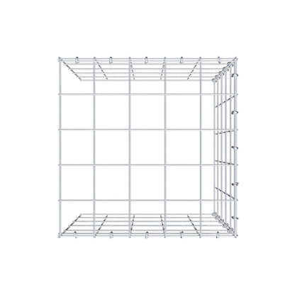 Gabião tipo 4 50 cm x 50 cm x 50 cm (C x A x P), malhagem 10 cm x 10 cm, anel C