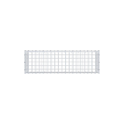 Gabion 100 cm x 30 cm x 30 cm (L x H x D), maskestørrelse 5 cm x 5 cm, C-ring