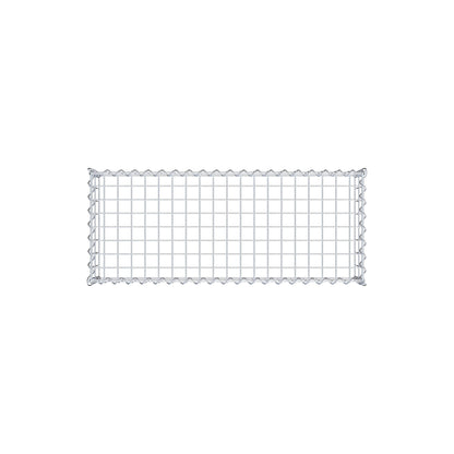 Grown-on gabion type 3 100 cm x 20 cm x 40 cm (L x H x D), mesh size 5 cm x 10 cm, spiral