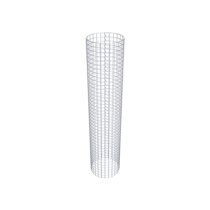 Colonne de gabion ronde 42 cm de diamètre, 200 cm de hauteur, maille 5 cm x 5 cm