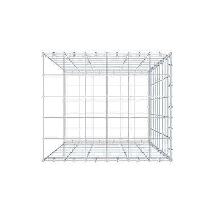 Gabião Tipo 2 100 cm x 60 cm x 50 cm (C x A x P), malhagem 10 cm x 10 cm, anel C