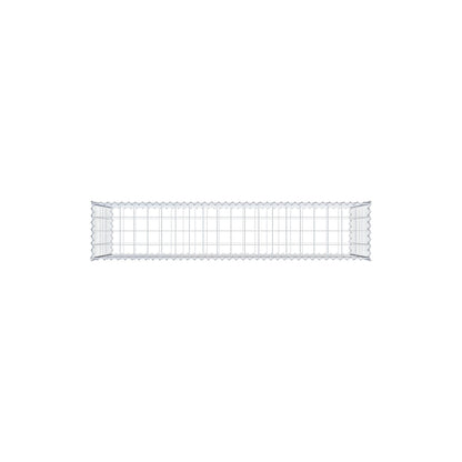Gabião 200 cm x 100 cm x 40 cm (C x A x P), malhagem 10 cm x 10 cm, espiral