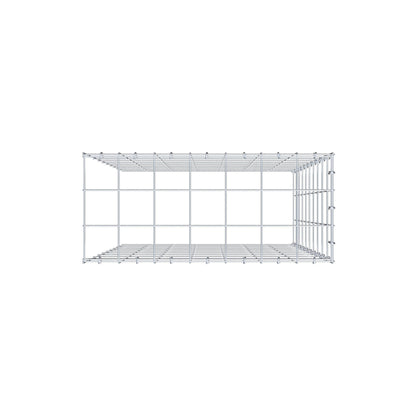 Gabião Tipo 4 100 cm x 70 cm x 30 cm (C x A x P), malhagem 10 cm x 10 cm, anel C