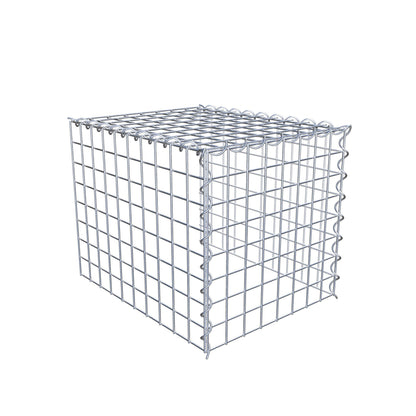 Gabbione aggiuntivo tipo 4 50 cm x 40 cm x 40 cm (L x H x P), dimensione maglia 5 cm x 5 cm, a spirale