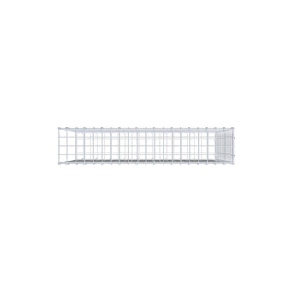 Gabbione aggiuntivo di tipo 2 100 cm x 80 cm x 20 cm (L x H x P), maglia 5 cm x 5 cm, anello a C