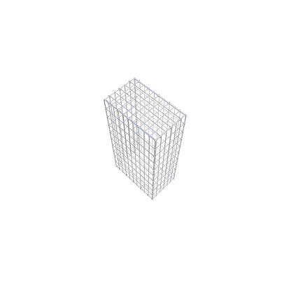 Gabione 100 cm x 50 cm x 30 cm (L x H x T), Maschenweite 5 cm x 10 cm, C-Ring