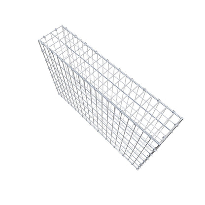 Gabião 100 cm x 70 cm x 20 cm (C x A x P), malhagem 5 x 10 cm, anel espiral