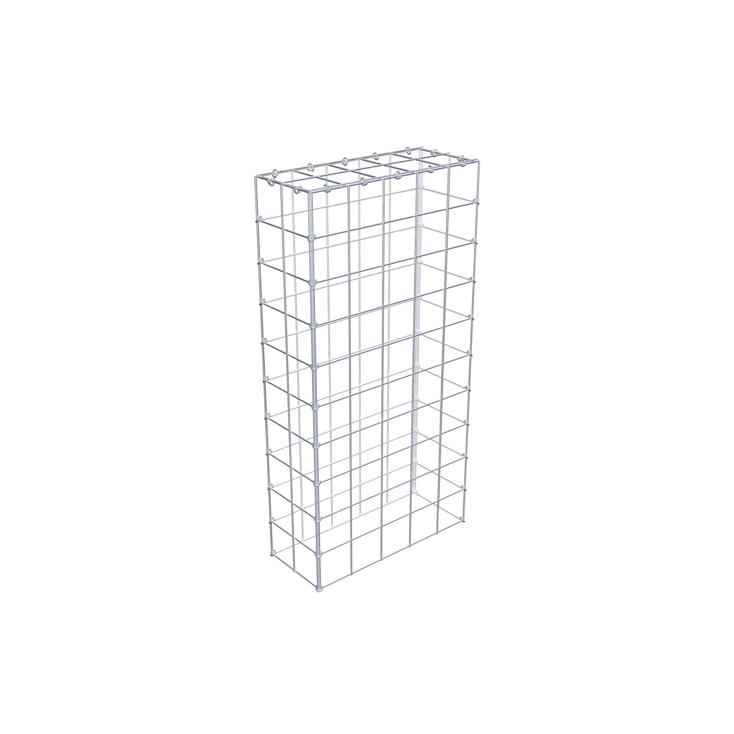 Gabbione aggiuntivo di tipo 3 100 cm x 20 cm x 50 cm (L x A x P), maglia 10 cm x 10 cm, anello a C