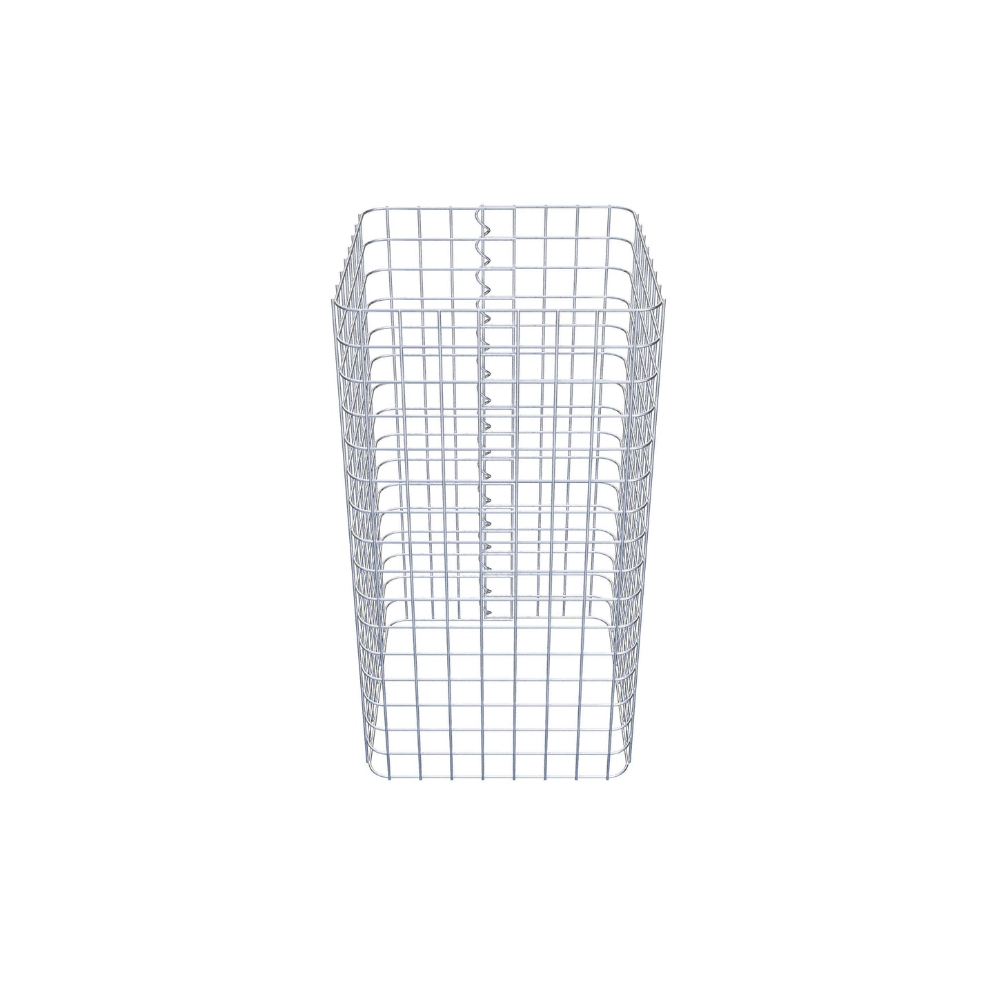 Gabionensäule eckig 42 cm x 42 cm, 80 cm Höhe, MW 5 cm x 5 cm
