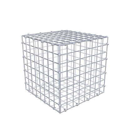 Gabião 40 cm x 40 cm x 40 cm (C x A x P), malhagem 5 x 5 cm, anel espiral
