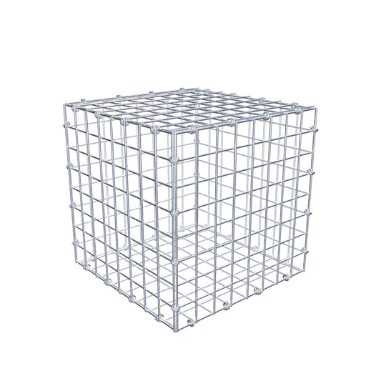 Gabione 40 cm x 40 cm x 40 cm (L x H x T), Maschenweite 5 x 5 cm, Spiralring