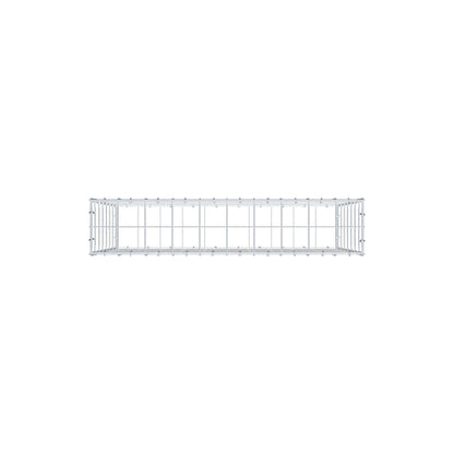 Gabion 100 cm x 70 cm x 20 cm (L x H x P), maille 10 cm x 10 cm, anneau en C