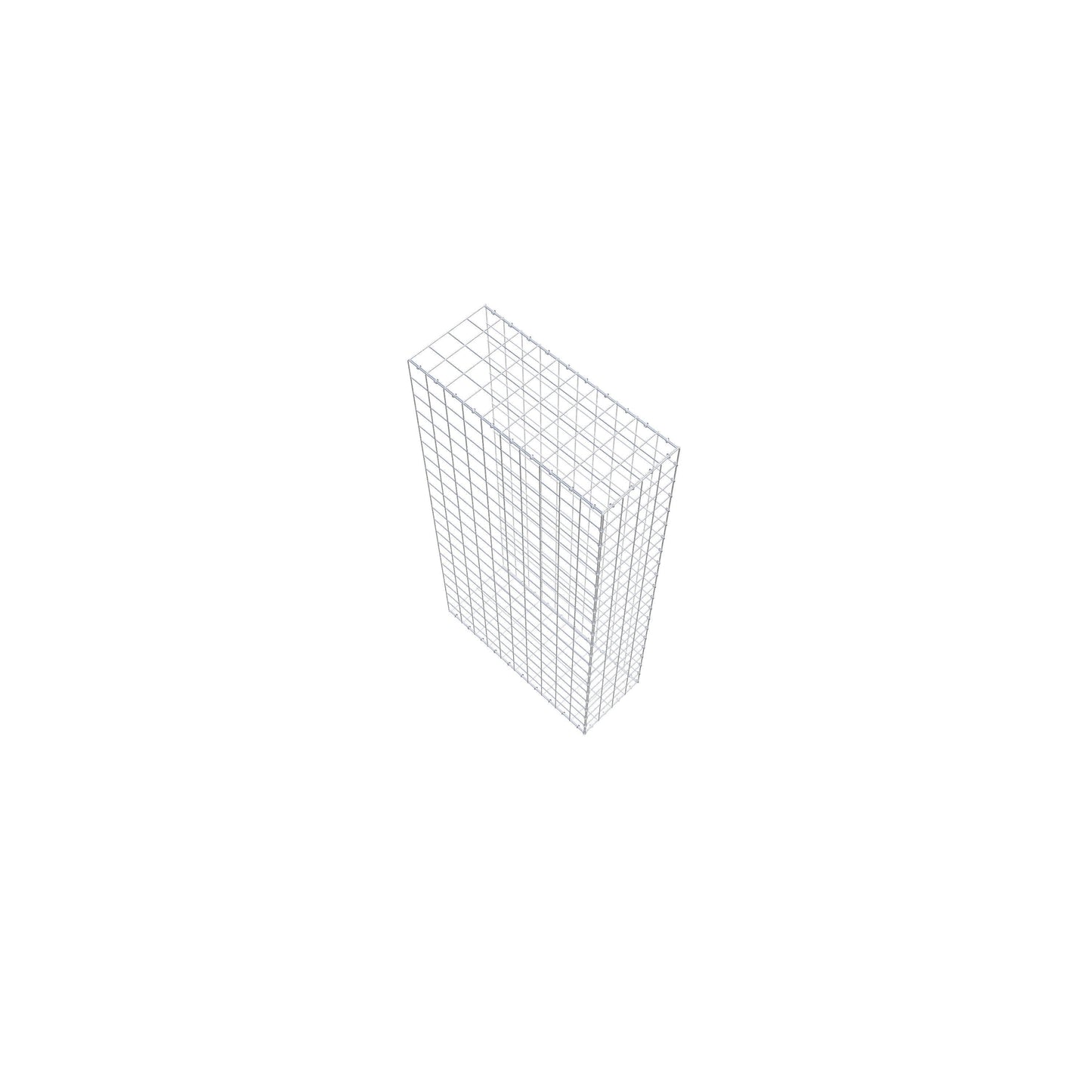 Monteret gabion type 2 200 cm x 100 cm x 40 cm (L x H x D), maskestørrelse 10 cm x 10 cm, C-ring