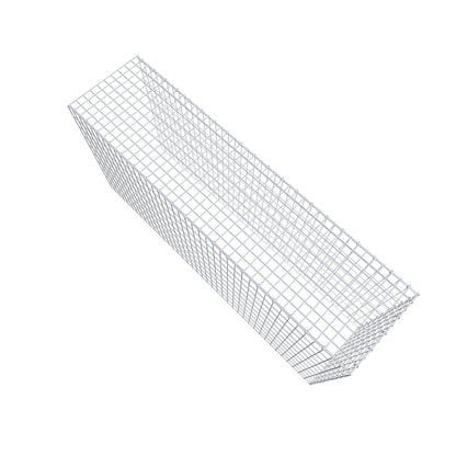 Gabião Tipo 4 200 cm x 100 cm x 50 cm (C x A x P), malhagem 5 cm x 10 cm, anel C