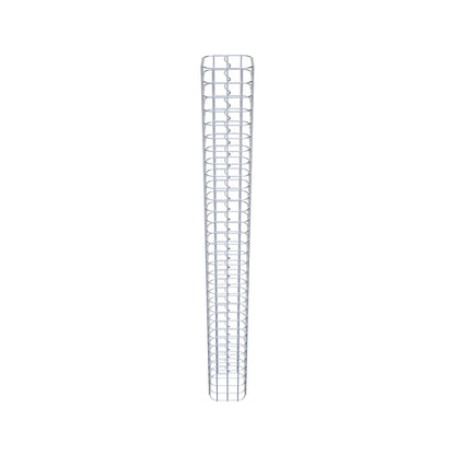Gabionensäule eckig 17 cm x 17 cm, 160 cm Höhe, MW 5 cm x 5 cm