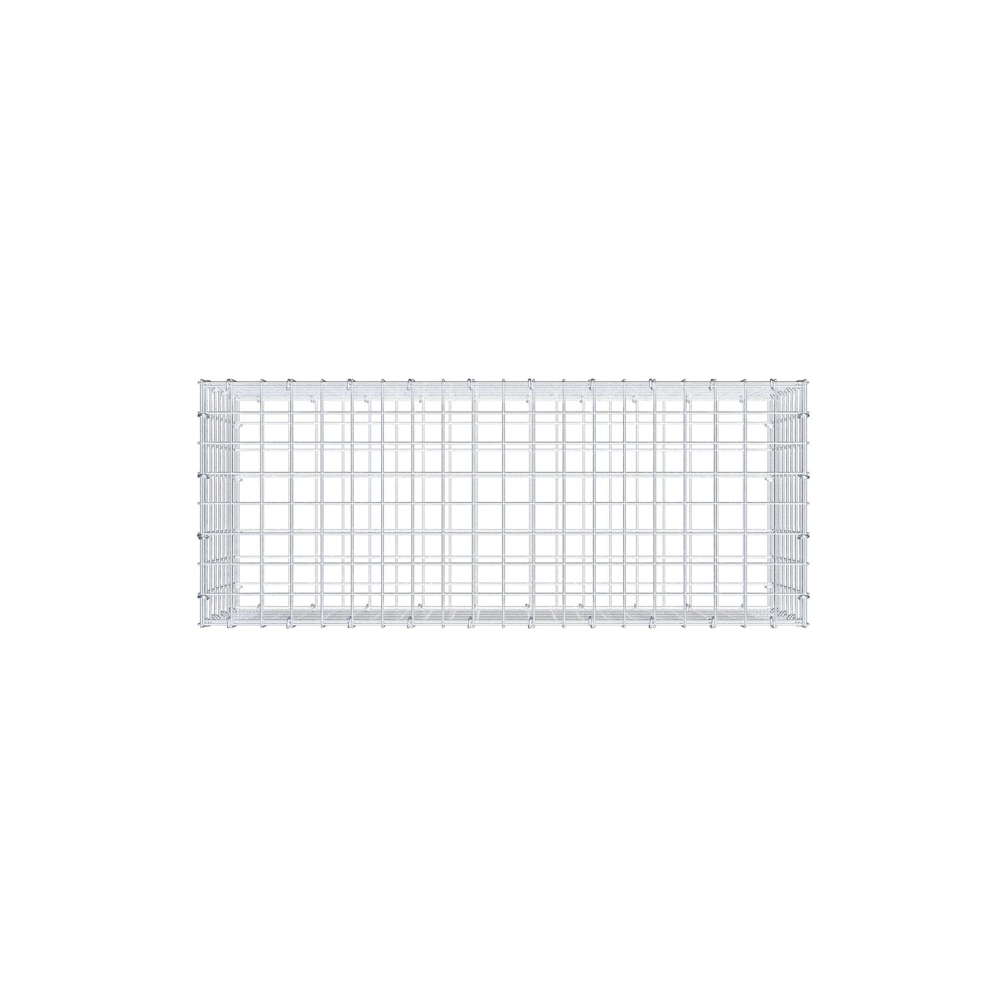 Gabion 100 cm x 40 cm x 40 cm (L x H x D), mesh size 5 cm x 5 cm, C-ring