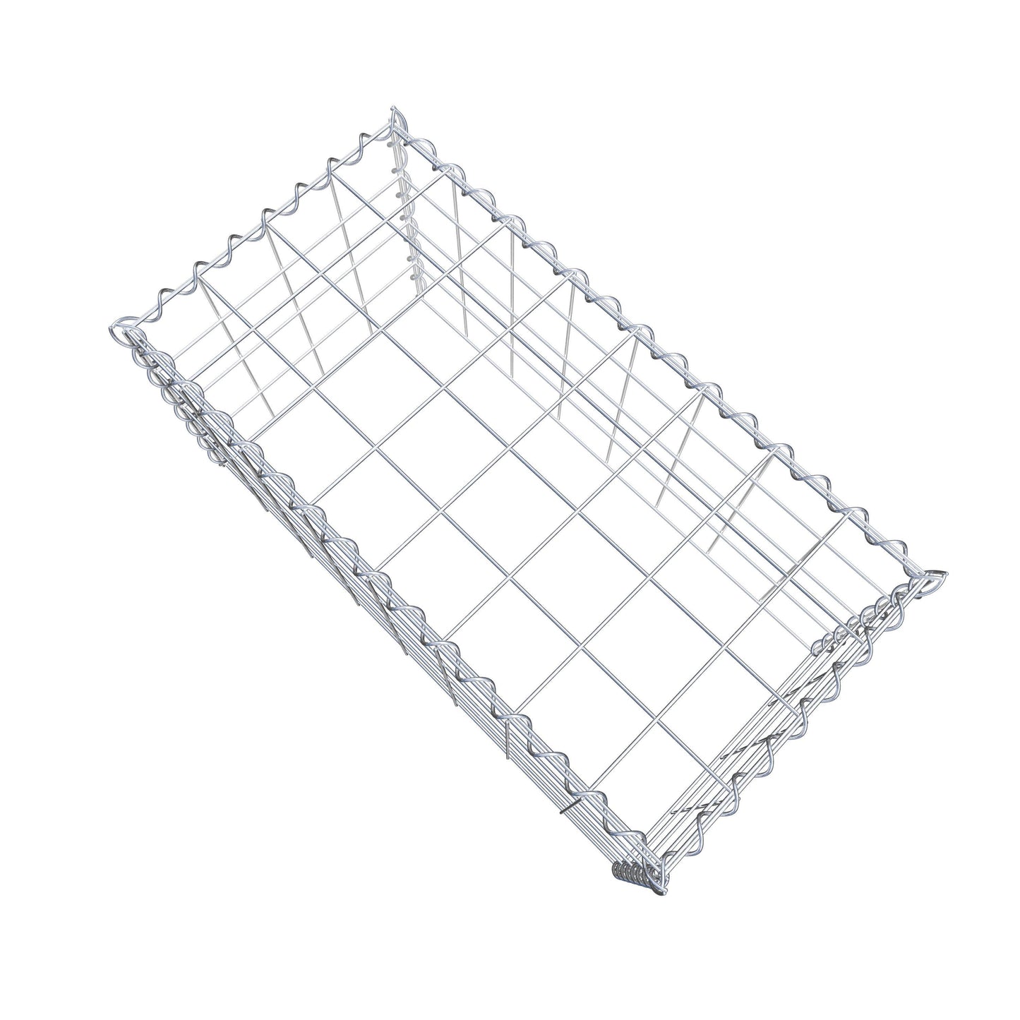 Gabbione aggiuntivo tipo 3 80 cm x 40 cm x 40 cm (L x H x P), maglia 10 cm x 10 cm, spirale